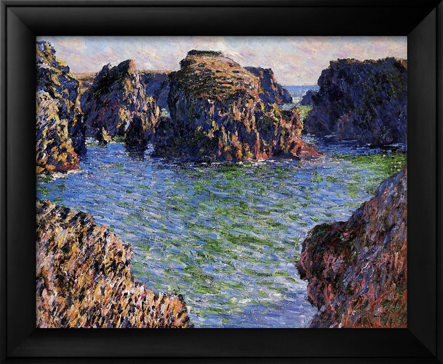 Port-Goulphar, Belle-Ile, Brittany-Claude Monet Painting